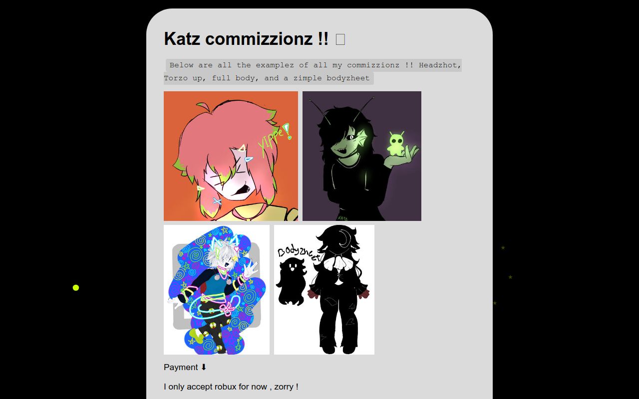 Katz art commz